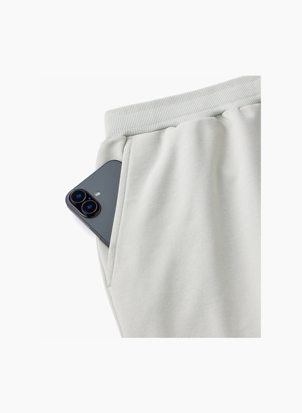 YONEX 30119EX unisex SWEAT PANTS Silver Gray color