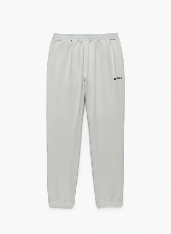 YONEX 30119EX unisex SWEAT PANTS Silver Gray color