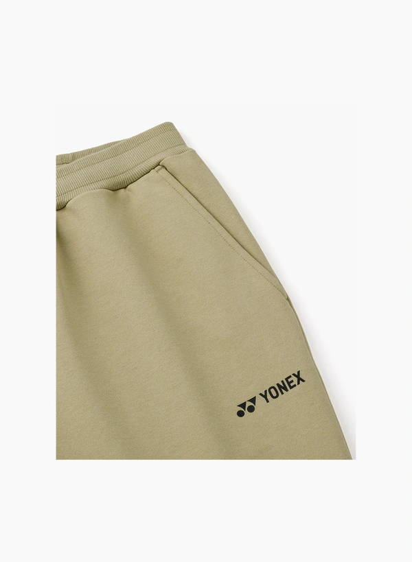 YONEX 30119EX unisex SWEAT PANTS Khaki Beige color