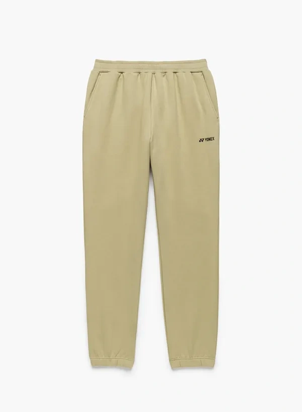 YONEX 30119EX unisex SWEAT PANTS Khaki Beige color