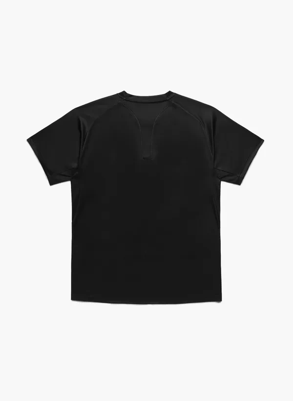 YONEX 10727EX Unisex Crew Neck Shirt Black color