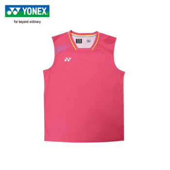 YONEX 10734YX Men Sleeveless Badminton Top Magenta Made in Japan