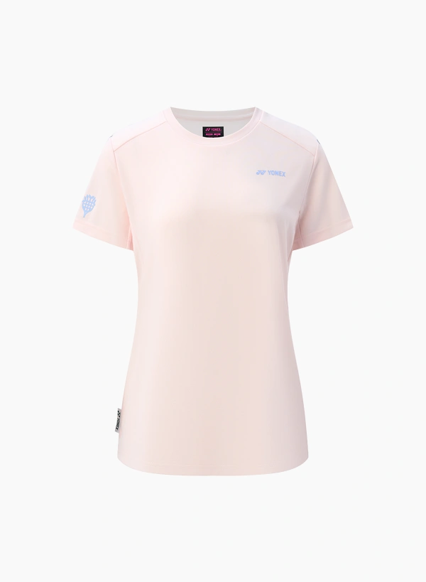 Yonex 16906EX WOMENS T-SHIRT Powder Pink color