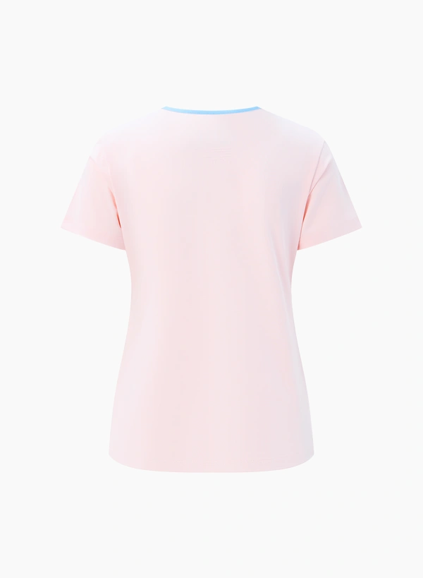 Yonex 16907EX WOMENS T-SHIRT Powder Pink color