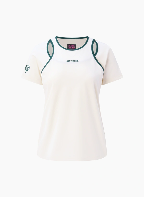 Yonex 16907EX WOMENS T-SHIRT Pearl Beige color