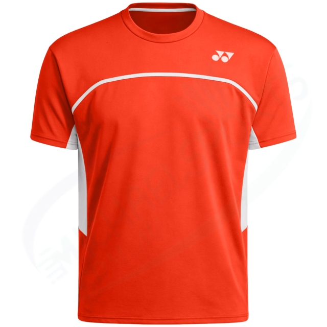 YONEX 10726EX Unisex Crew Neck Shirt Cyber Orange color