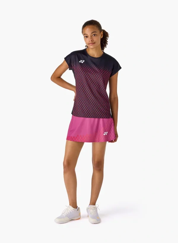 Yonex 20943EX Women Crew Neck Shirt Black color