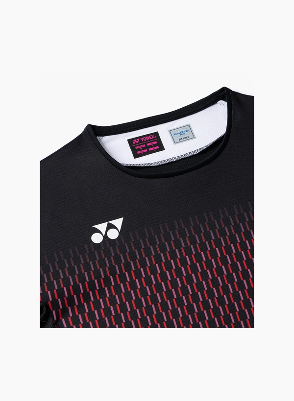 Yonex 20943EX Women Crew Neck Shirt Black color