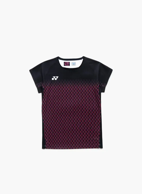 Yonex 20943EX Women Crew Neck Shirt Black color