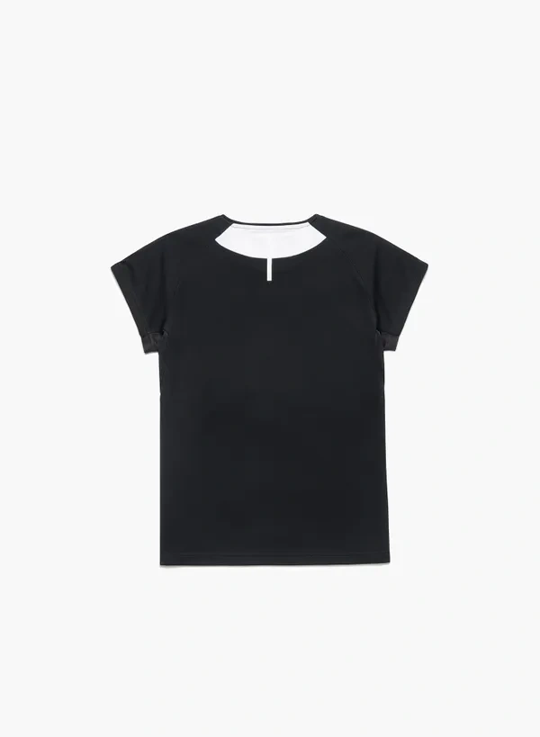Yonex 20943EX Women Crew Neck Shirt Black color