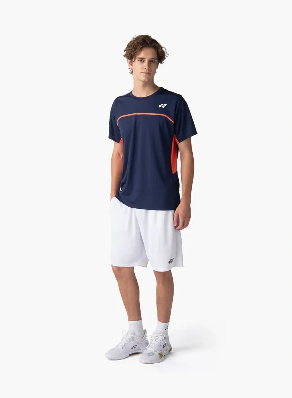 YONEX 10726EX Unisex Crew Neck Shirt Dark Navy color