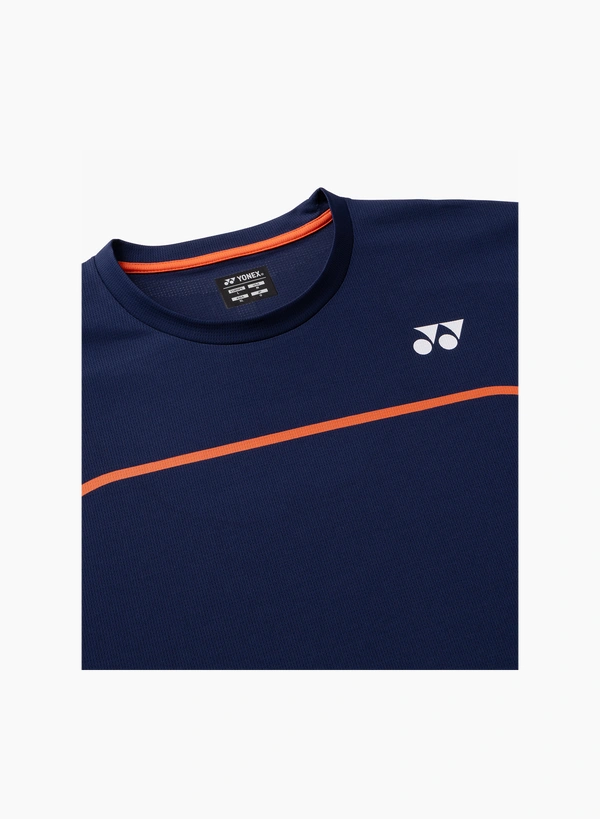 YONEX 10726EX Unisex Crew Neck Shirt Dark Navy color