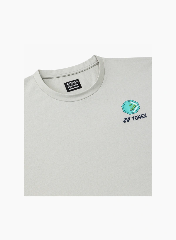 YONEX 16857EX Unisex T-Shirt Silver Grey, color