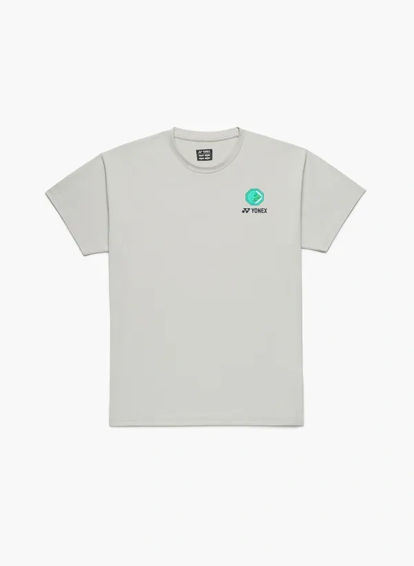 YONEX 16857EX Unisex T-Shirt Silver Grey, color