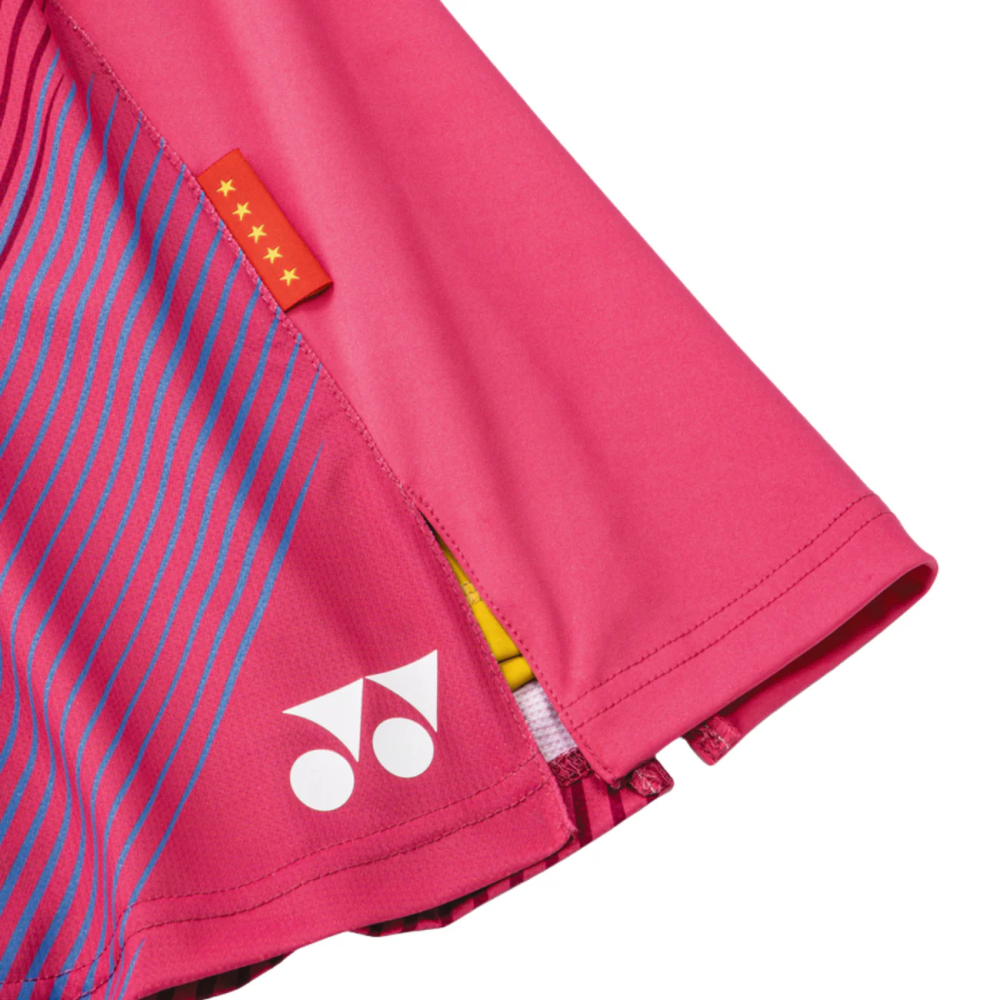 YONEX 26195YX WOMENS SKIRT (WITH INNER SHORTS) Magenta made in Japan