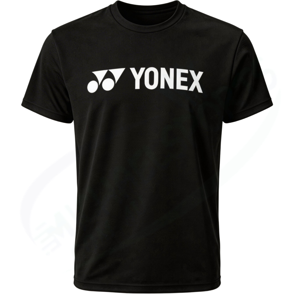 YONEX 16856EX Unisex Crew Neck Shirt Black color