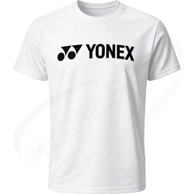 YONEX 16856EX Unisex Crew Neck Shirt white color
