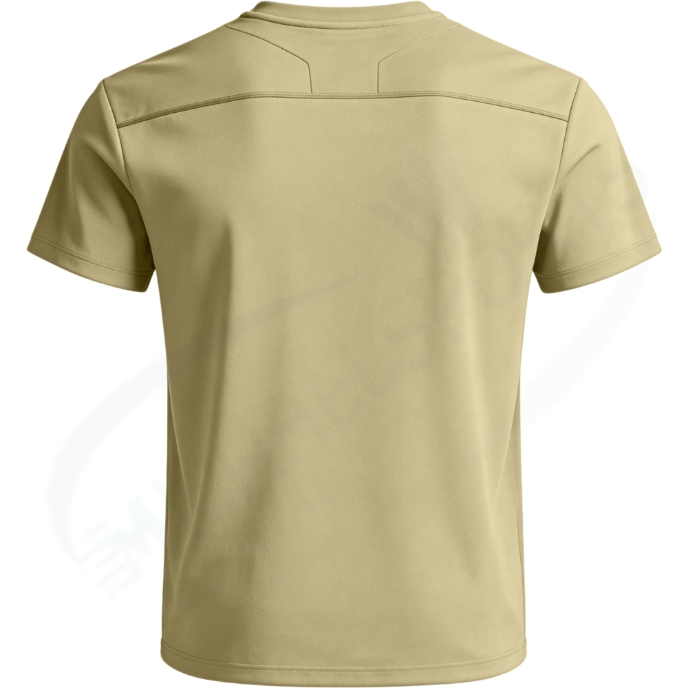 YONEX 16856EX Unisex Crew Neck Shirt Khaki Beige color