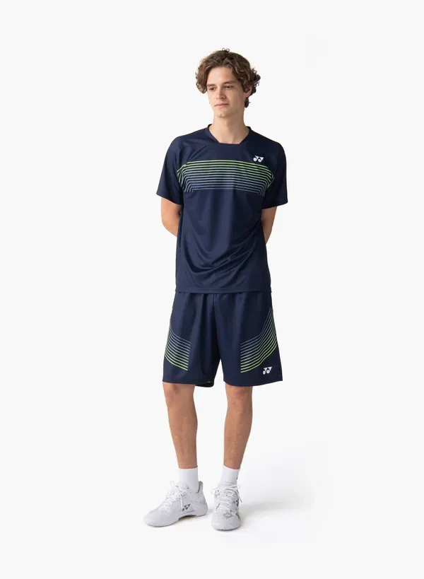 YONEX 15247EX Unisex Knit Shorts Dark Navy color