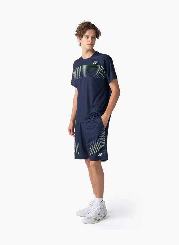 YONEX 15247EX Unisex Knit Shorts Dark Navy color