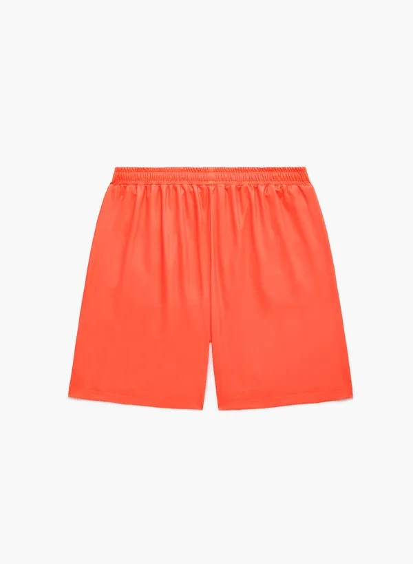 YONEX 15247EX Unisex Knit Shorts Cyber Orange color