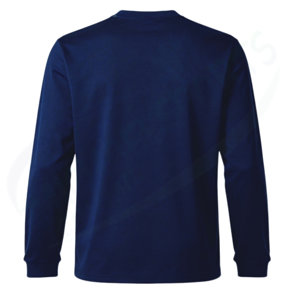 YONEX 16879EX unisex  LONGSLEEVES SHIRT Dark Navy color(full cotton)
