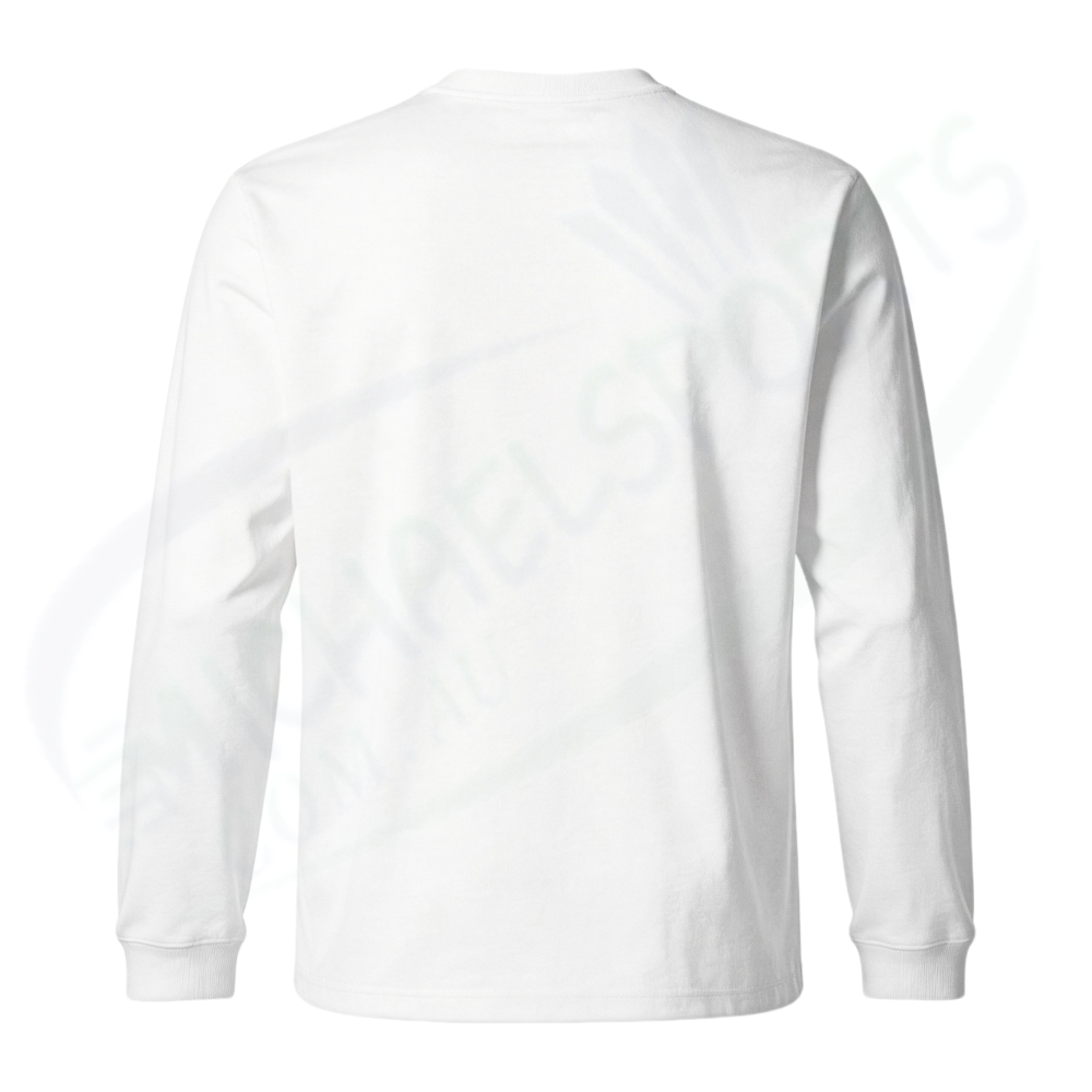 YONEX 16879EX unisex  LONGSLEEVES SHIRT White color(full cotton)