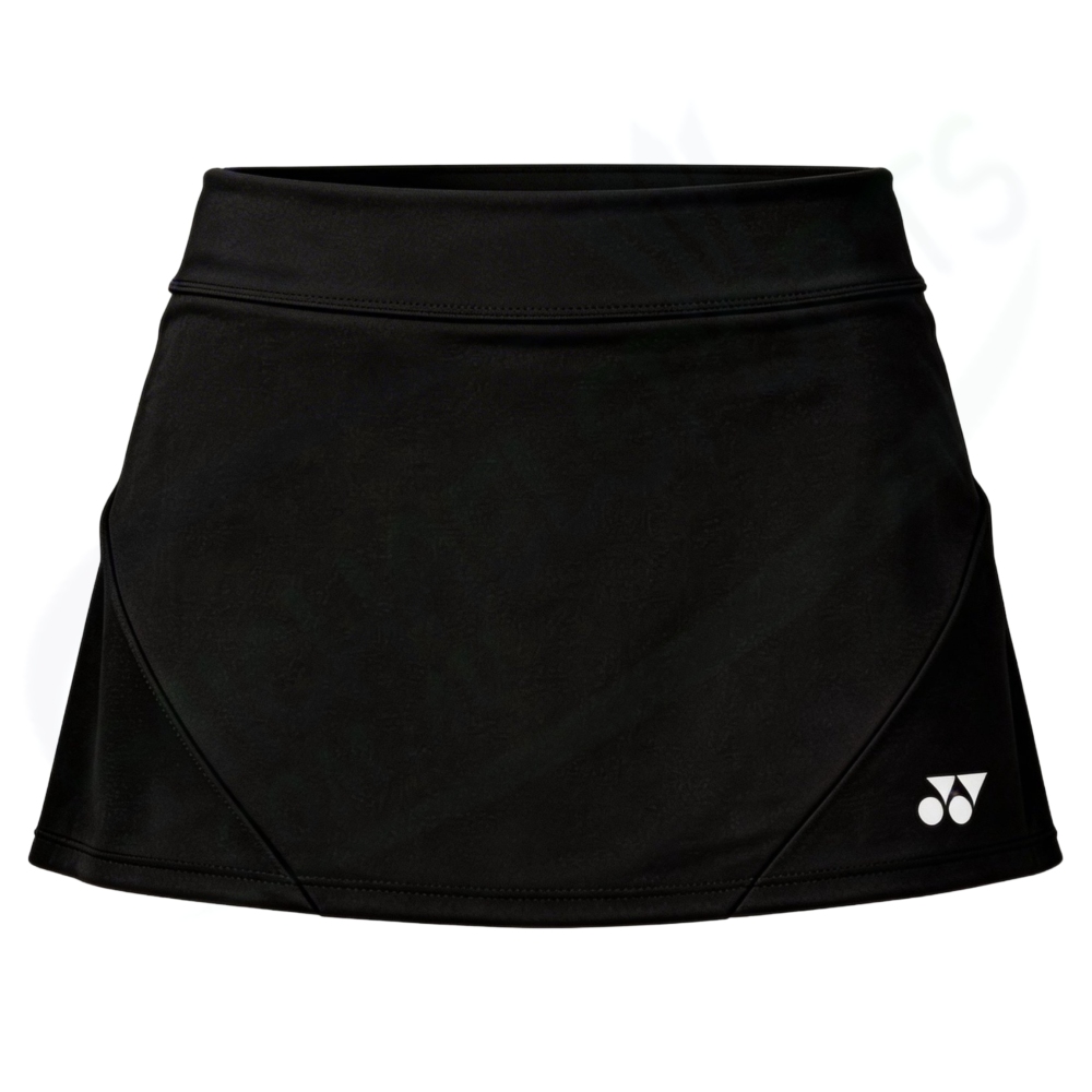 Yonex 26194EX WOMENS SKIRT (WITH INNER SHORTS) Black color
