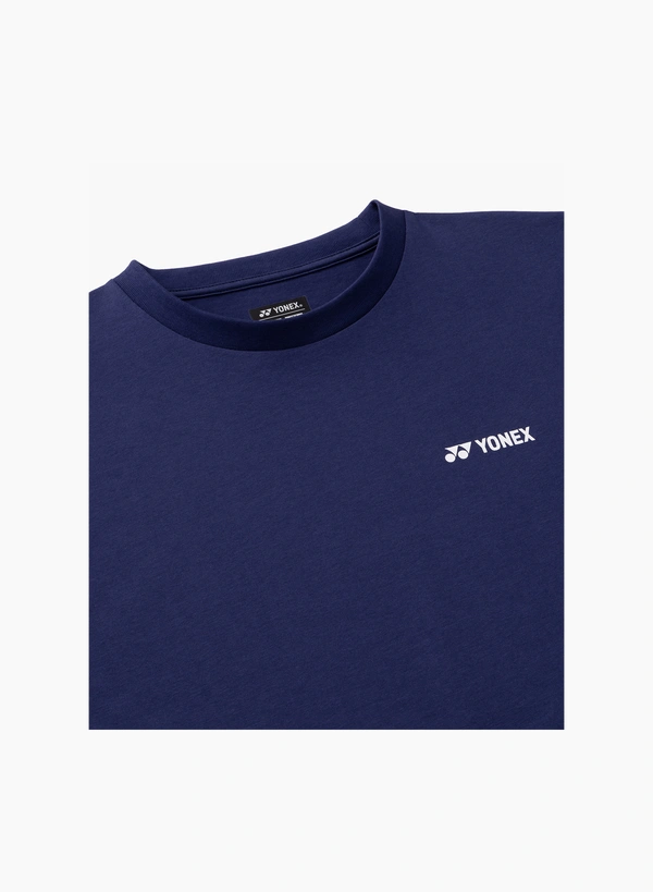 YONEX 16878EX Unisex T-Shirt Dark Navy color（full cotton)