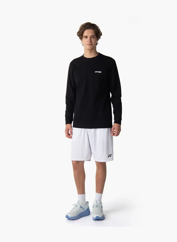 YONEX 16879EX unisex  LONGSLEEVES  SHIRT Black color(full cotton)