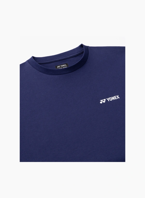 YONEX 16879EX unisex  LONGSLEEVES SHIRT Dark Navy color(full cotton)