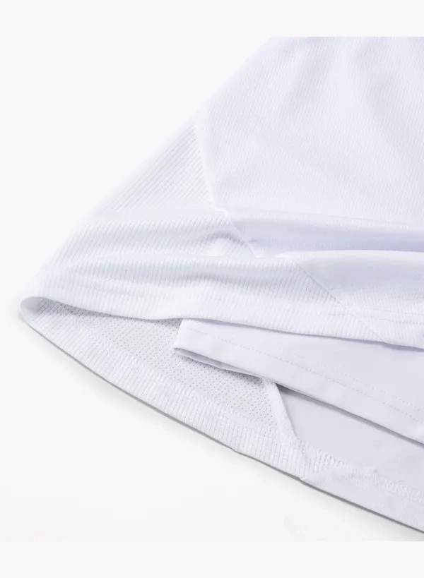 Yonex 26194EX WOMENS SKIRT (WITH INNER SHORTS) white color