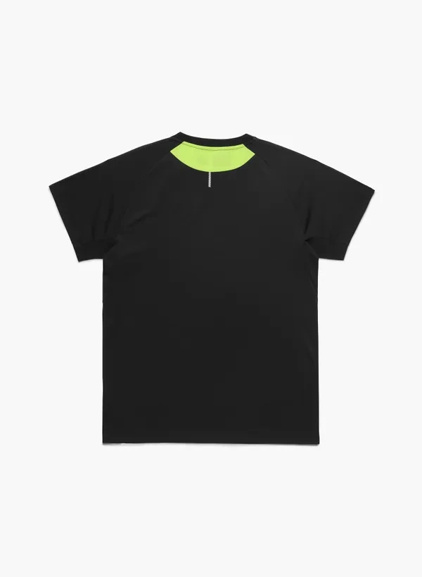 Yonex 10711YX MENS CREW NECK  SHIRT-Black color made in Japan