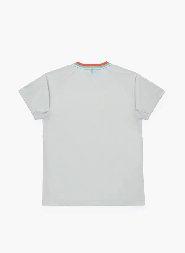 Yonex 10712YX MENS CREW NECK SHIRT Silver Gray made in Japan