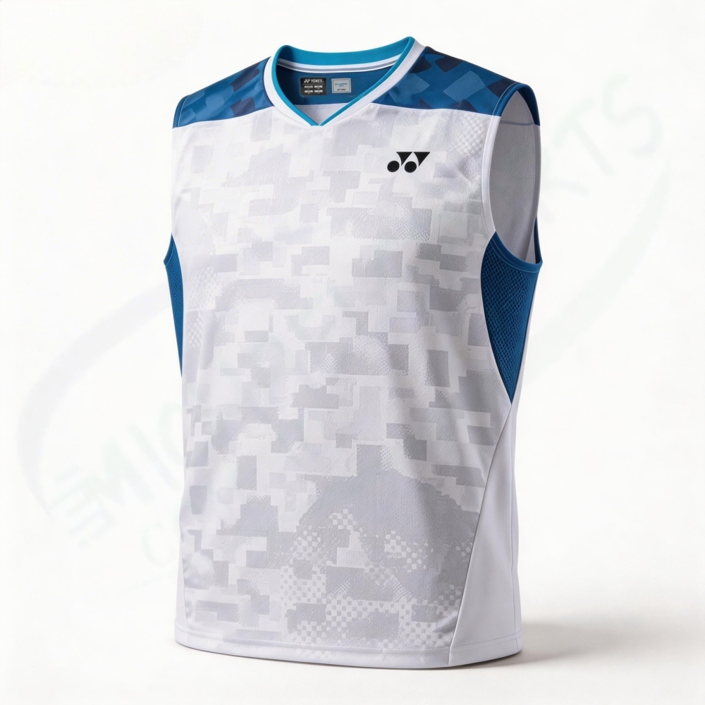 YONEX 10755YX MENS SLEEVELESS TOP White made in Japan