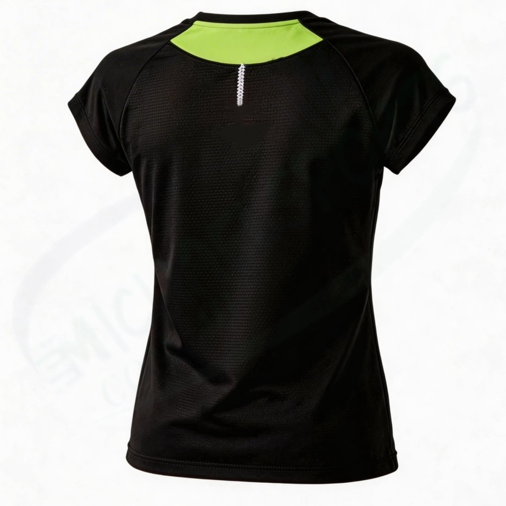 Yonex 20939YX WOMENS CREW NECK SHIRT black color made in Japan