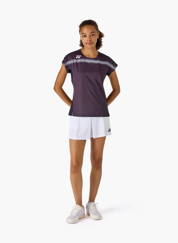 Yonex 20939YX WOMENS CREW NECK SHIRT black color made in Japan