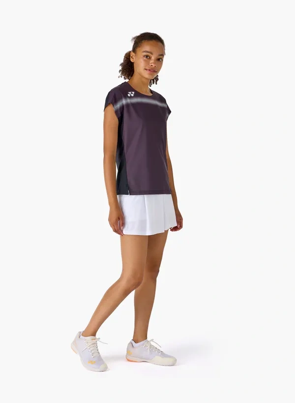 Yonex 20939YX WOMENS CREW NECK SHIRT black color made in Japan