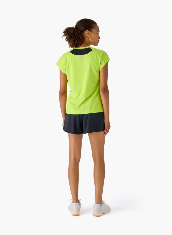 Yonex 20939YX WOMENS CREW NECK SHIRT Fresh Lime color made in Japan