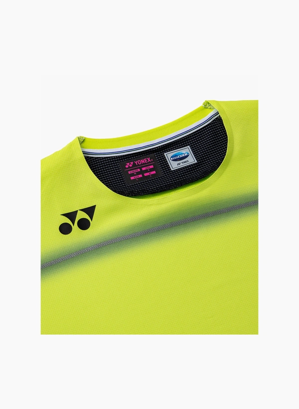 Yonex 20939YX WOMENS CREW NECK SHIRT Fresh Lime color made in Japan