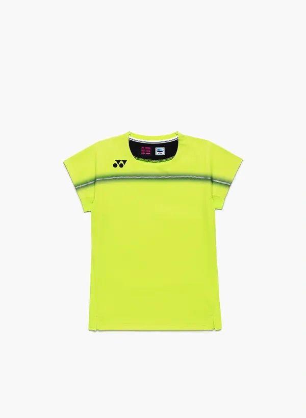 Yonex 20939YX WOMENS CREW NECK SHIRT Fresh Lime color made in Japan