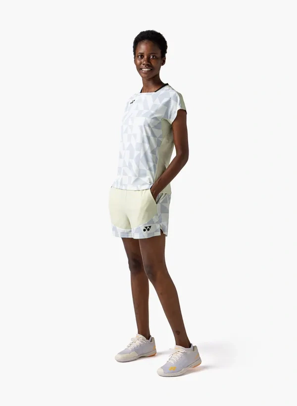 Yonex 20940YX WOMENS CREW NECK SHIRT Champagne  color made in Japan