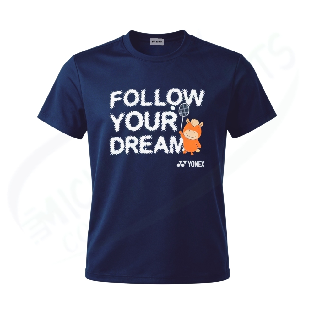 YONEX Uniex Dry Limited T-shirt 16890Y navy blue color made in Japan