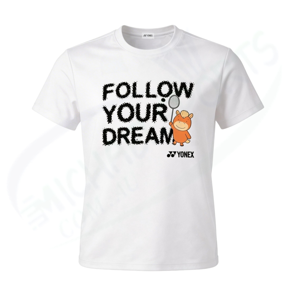 YONEX Uniex Dry Limited T-shirt 16890Y white color made in Japan