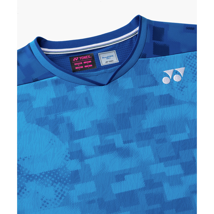 YONEX 21000YX WOMENS CREW NECK SHIRT Cerulean Blue  made in Japan