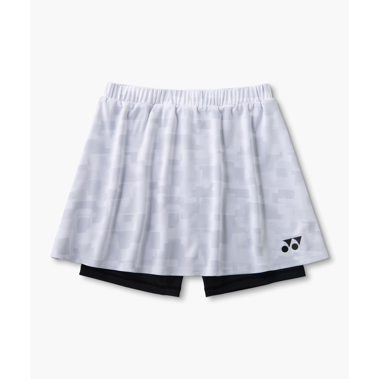 YONEX 26208YX WOMENS SKIRT (WITH INNER SHORTS)White color  made in Japan