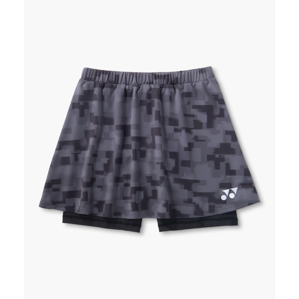 YONEX 26208YX WOMENS SKIRT (WITH INNER SHORTS)Ash Gray color  made in Japan