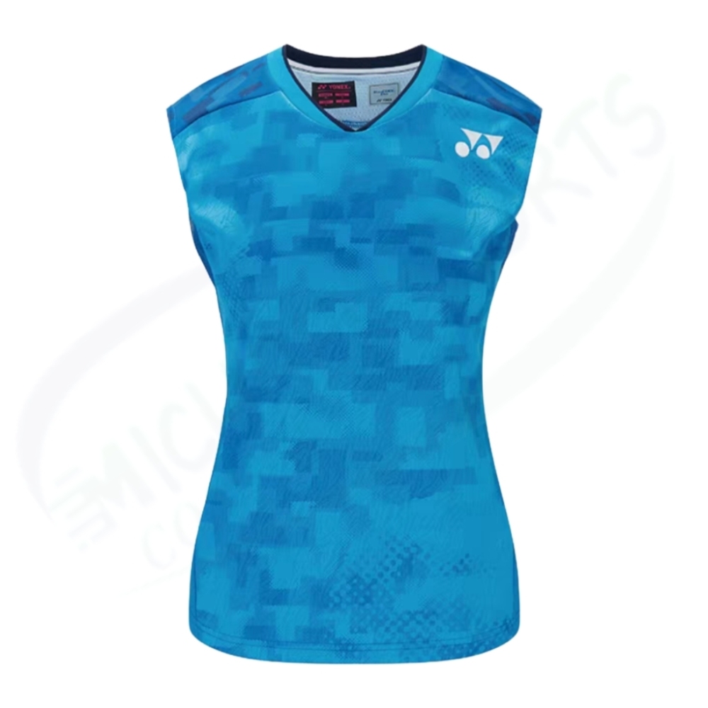 YONEX 21001YX WOMENS Sleeveless top Cerulean Blue color  made in Japan