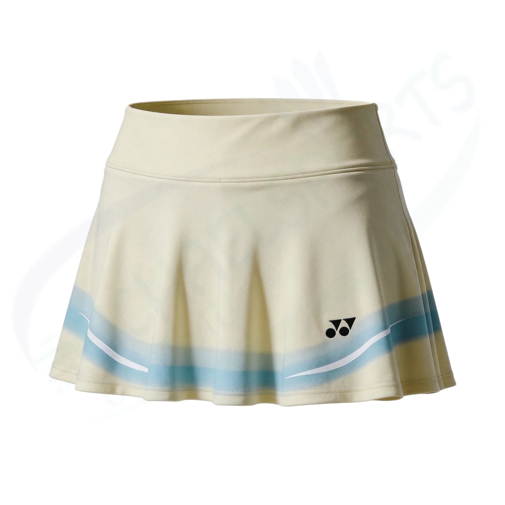YONEX 26183 WOMENS SKIRT (WITH INNER SHORTS) Champagne color made in Japan