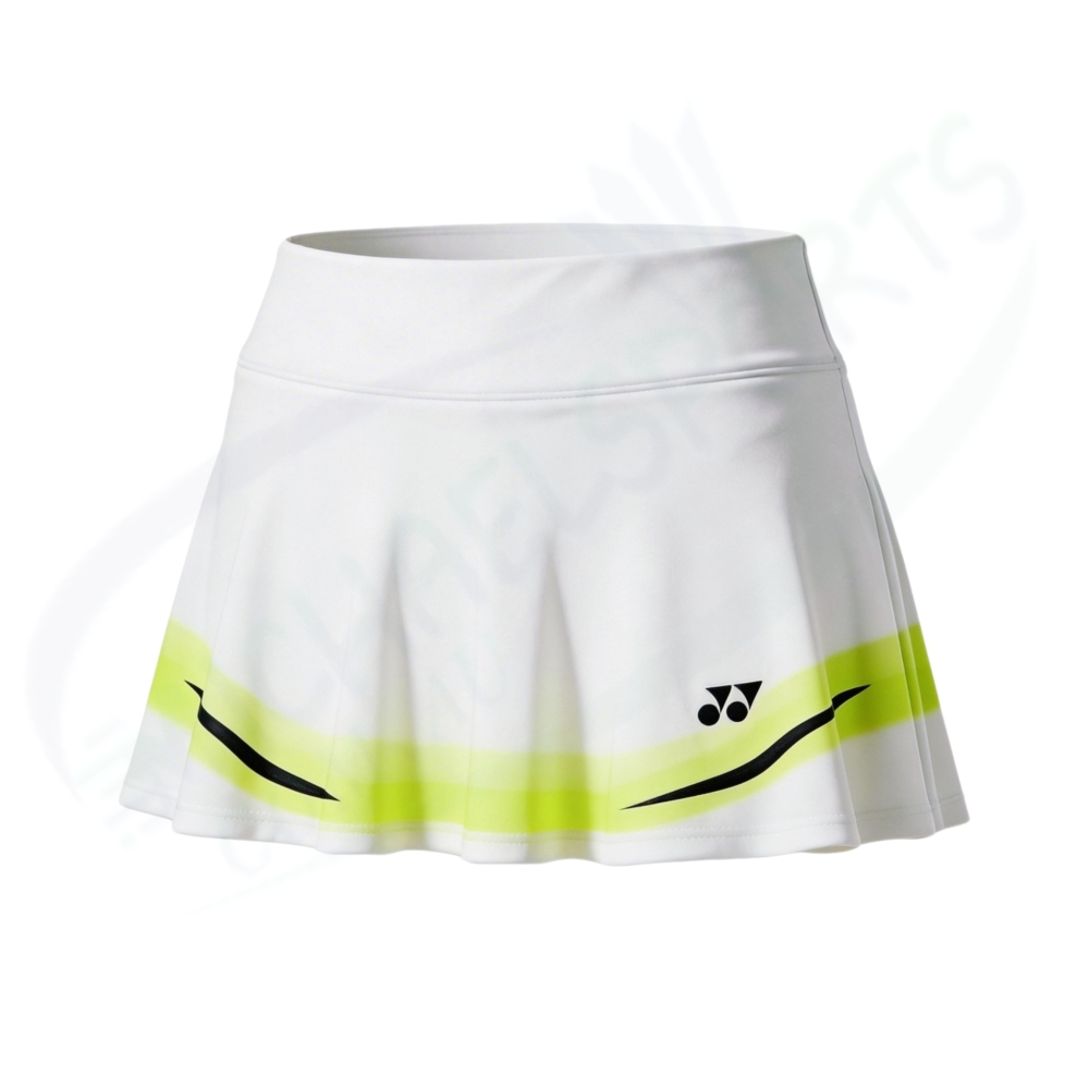 YONEX 26183 WOMENS SKIRT (WITH INNER SHORTS) White made in Japan